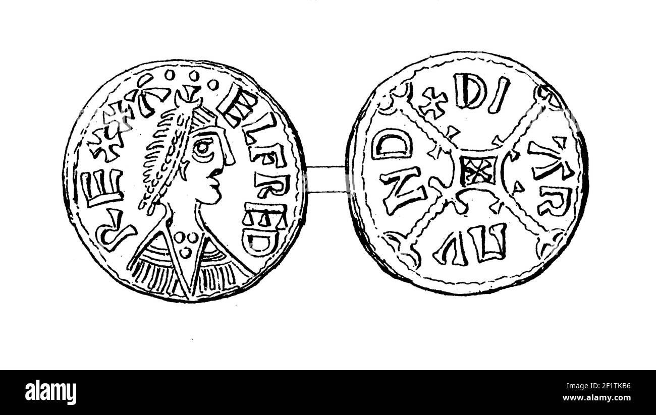 Alfred the great coin hi-res stock photography and images Alfred the great coin hi-res stock photography and images