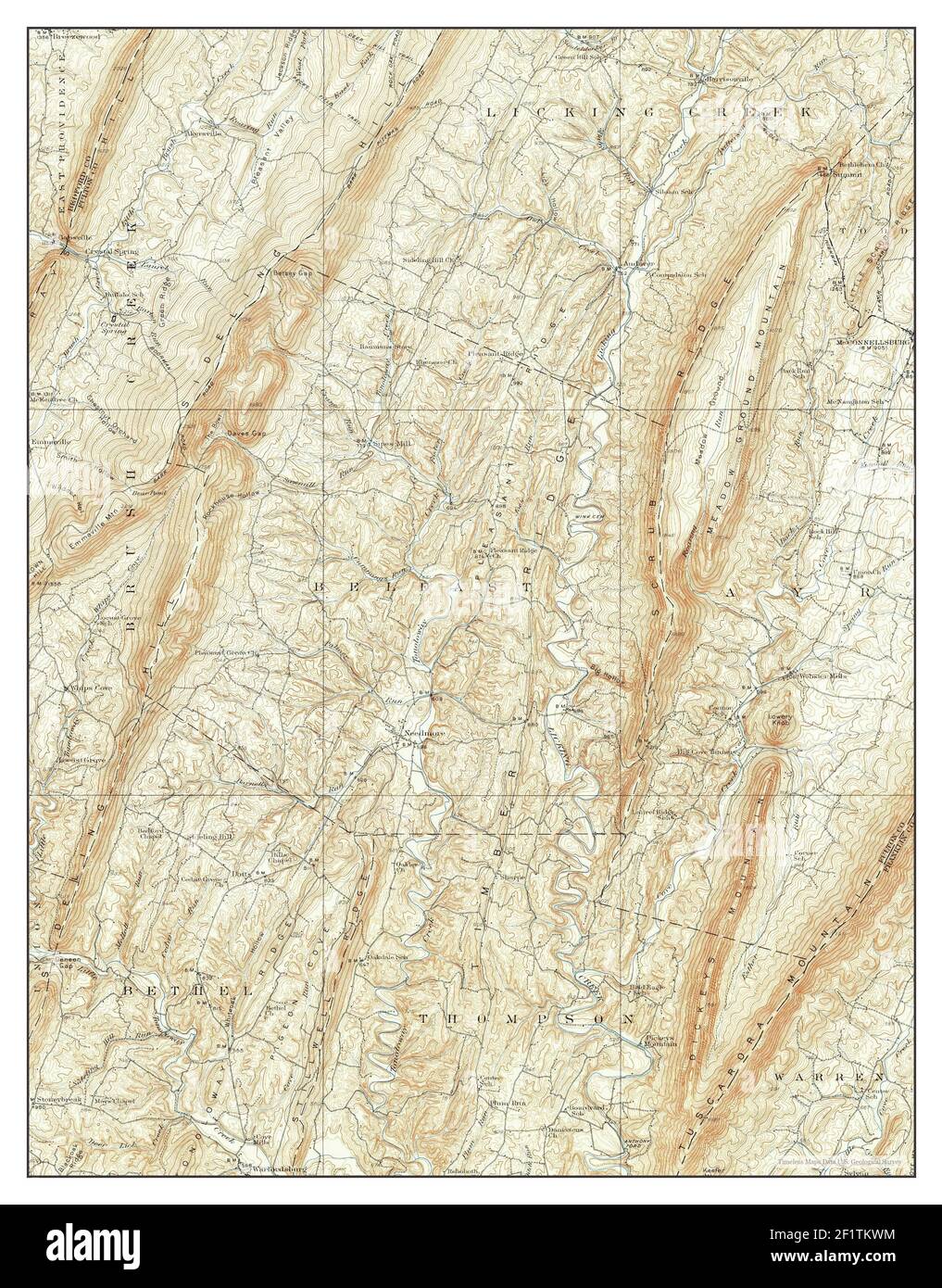 Needmore pennsylvania map hires stock photography and images Alamy