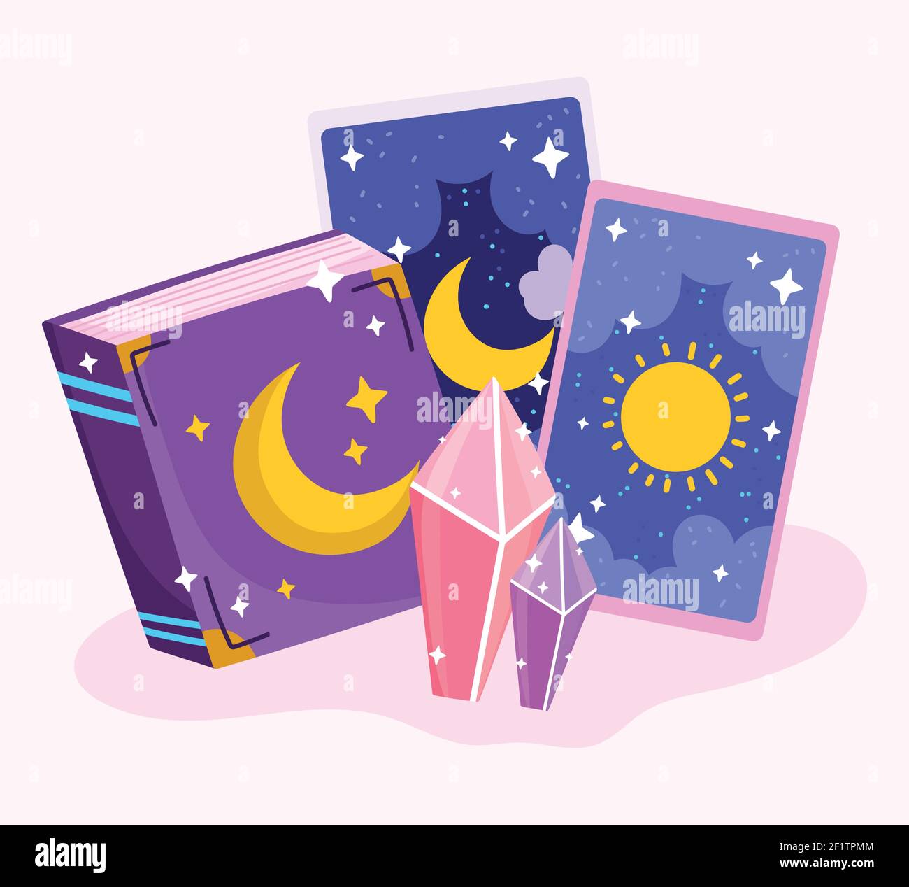Magic Prediction magic prediction tarot crystal cartoon Stock Vector Image & Art - Alamy