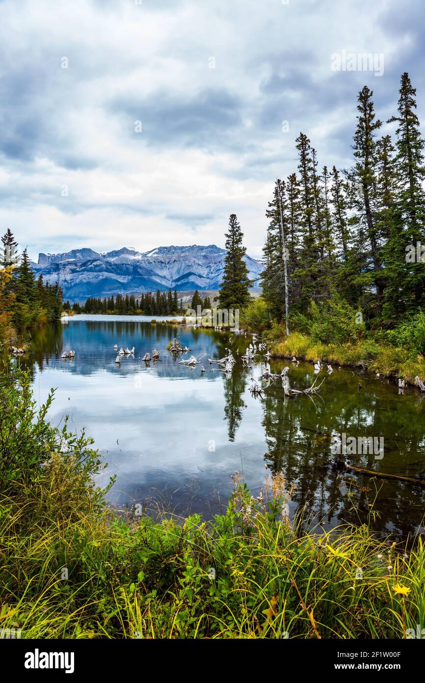 The valley along the Pocahontas road Stock Photo Alamy