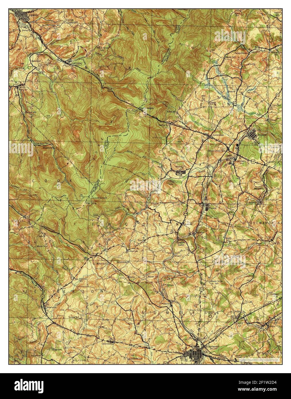 Somerset Pennsylvania Map 1944 1 62500 United States Of America By   Somerset Pennsylvania Map 1944 162500 United States Of America By Timeless Maps Data Us Geological Survey 2F1W2D4 