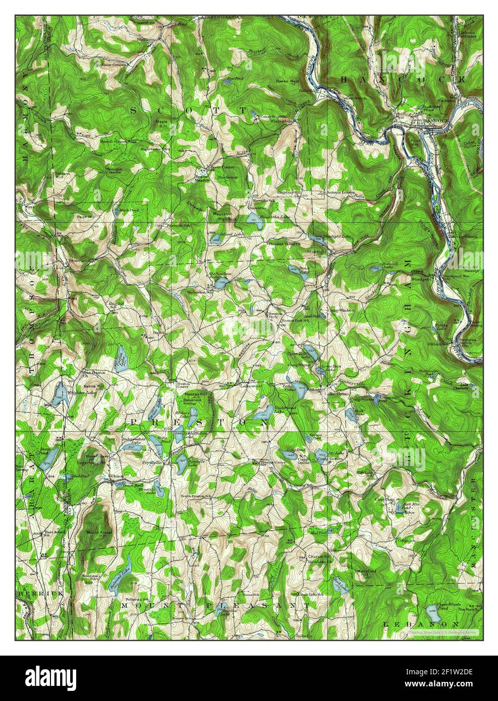 Starrucca, Pennsylvania, map 1930, 162500, United States of America by