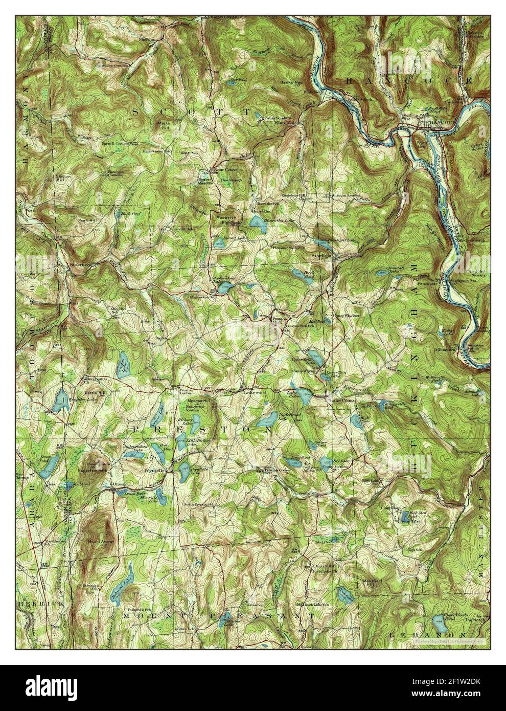 Starrucca, Pennsylvania, map 1933, 162500, United States of America by