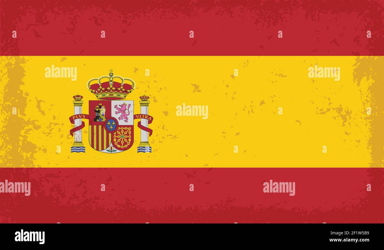 Spanish waving flag vector Stock Vector Image & Art Alamy