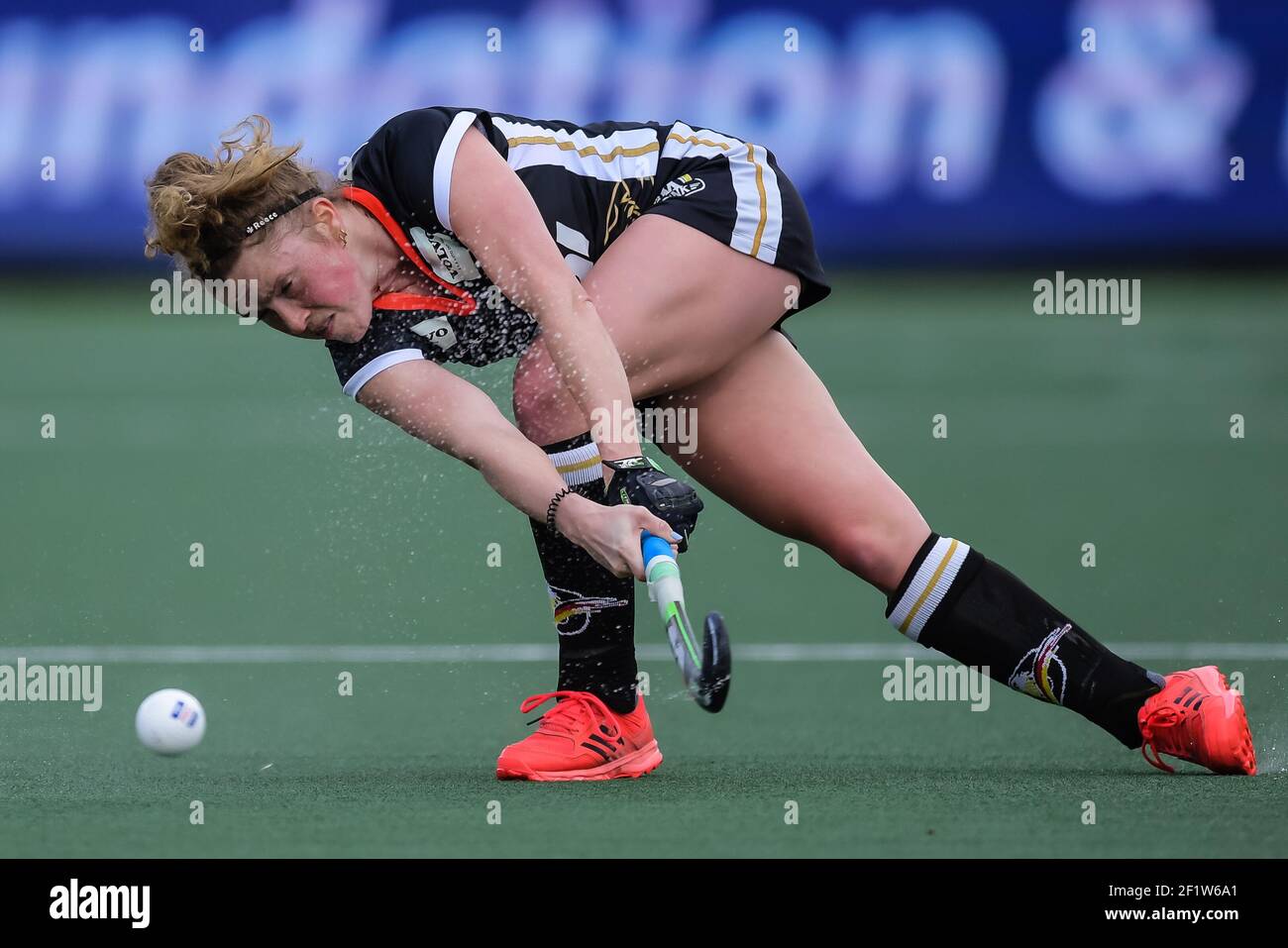 AMSTELVEEN, NETHERLANDS - MARCH 6: Maike Schaunig of Germany during the FIH Pro League match between Netherlands Women and Germany Women at Wagener St Stock Photo
