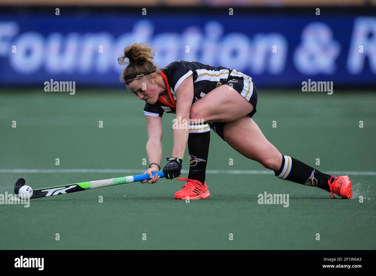 AMSTELVEEN, NETHERLANDS - MARCH 6: Maike Schaunig of Germany during the FIH Pro League match between Netherlands Women and Germany Women at Wagener St Stock Photo