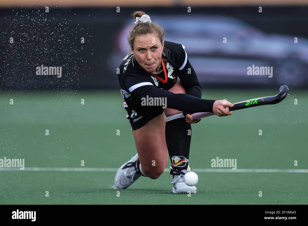 AMSTELVEEN, NETHERLANDS - MARCH 6: Nike Lorenz of Germany during the FIH Pro League match between Netherlands Women and Germany Women at Wagener Stadi Stock Photo