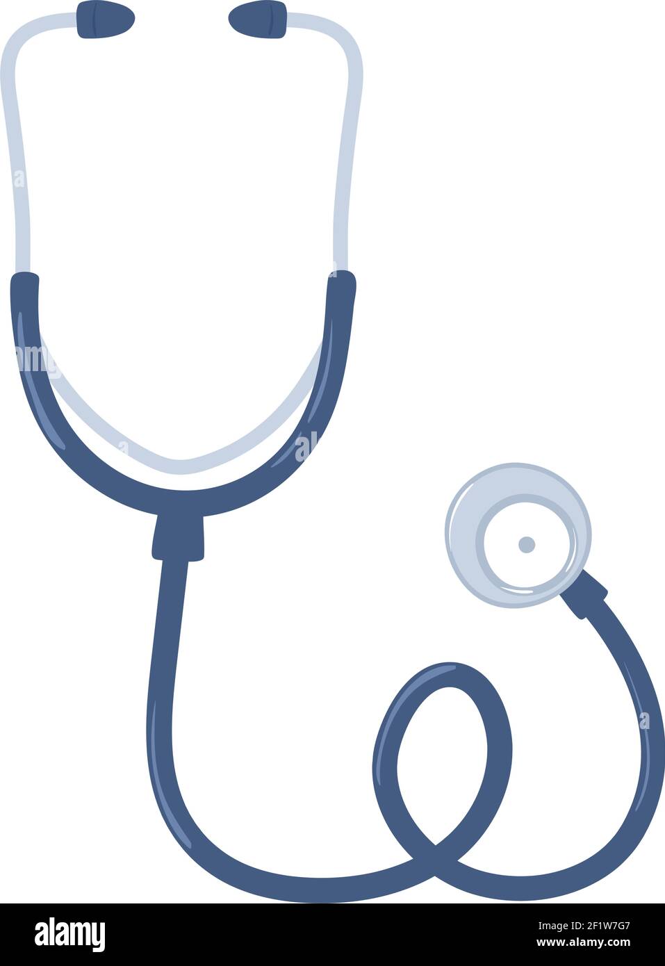 medical stethoscope equipment icon isolated Stock Vector Image & Art ...