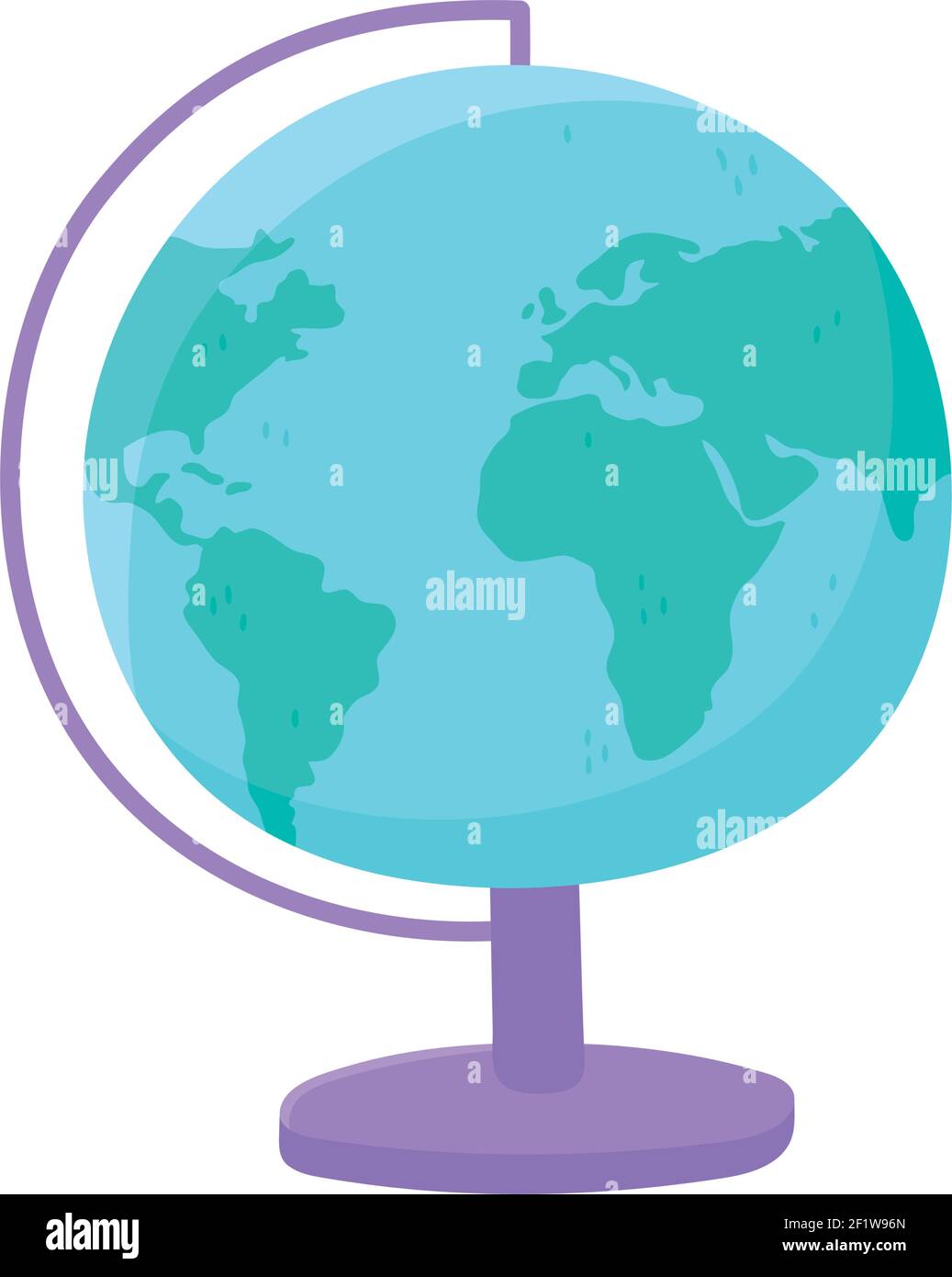 school globe map geography icon Stock Vector Image & Art - Alamy