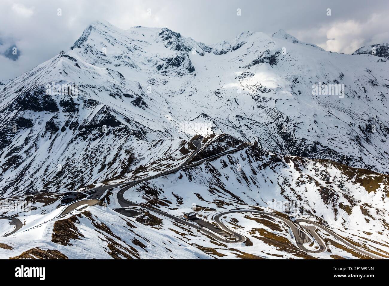 The snow began to melt Stock Photo Alamy