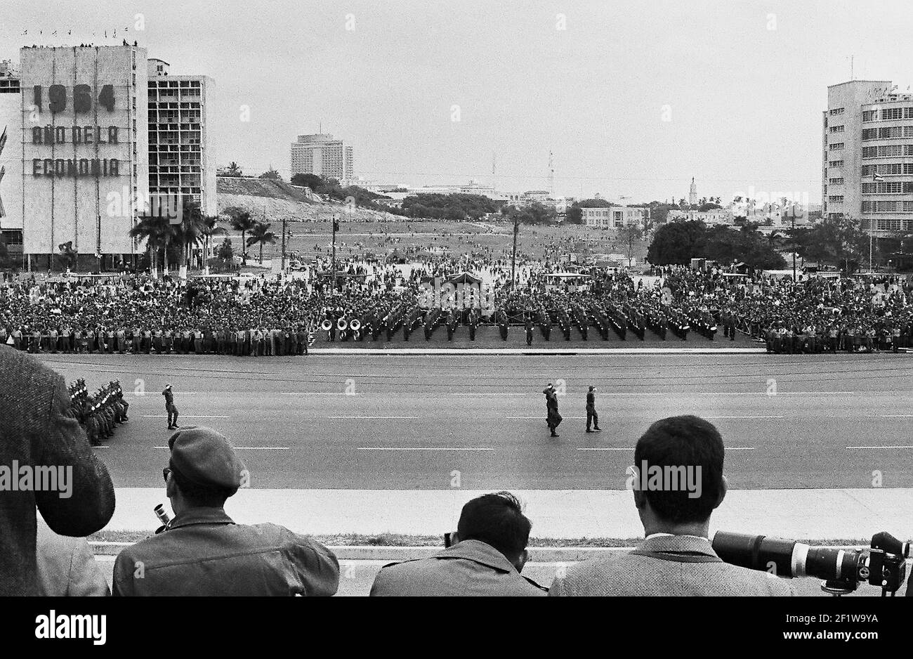 Military parade, Havana (Cuba : Province), Havana (Cuba), Cuba, 1963. From the Deena Stryker photographs collection. () Stock Photo