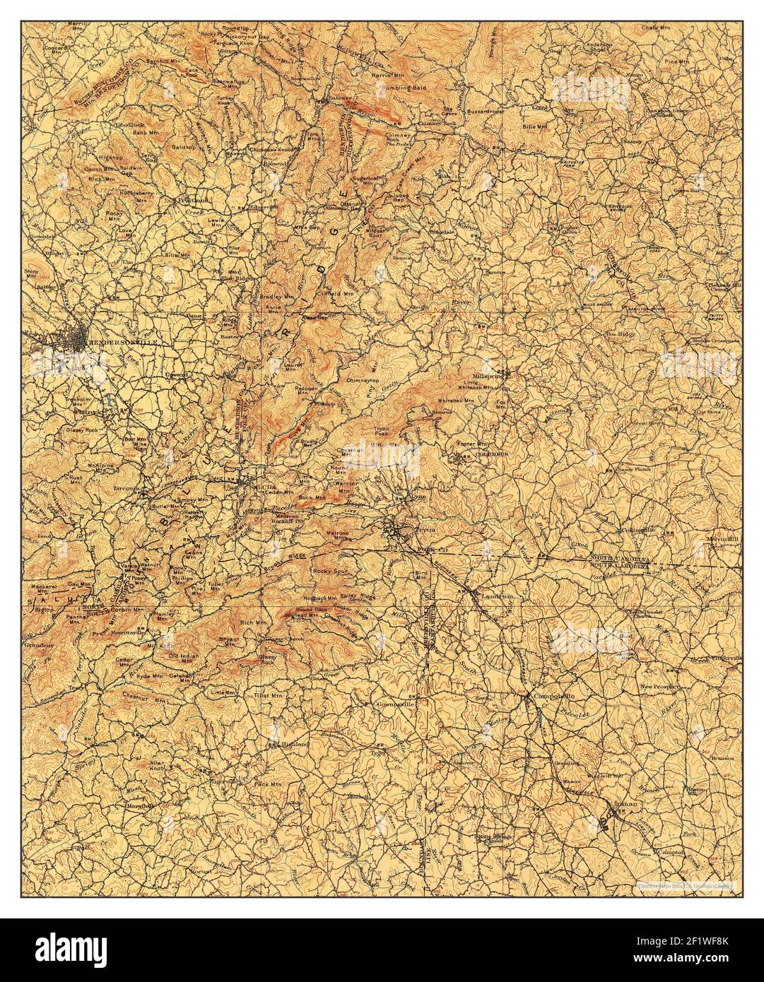 Map of saluda hires stock photography and images Alamy