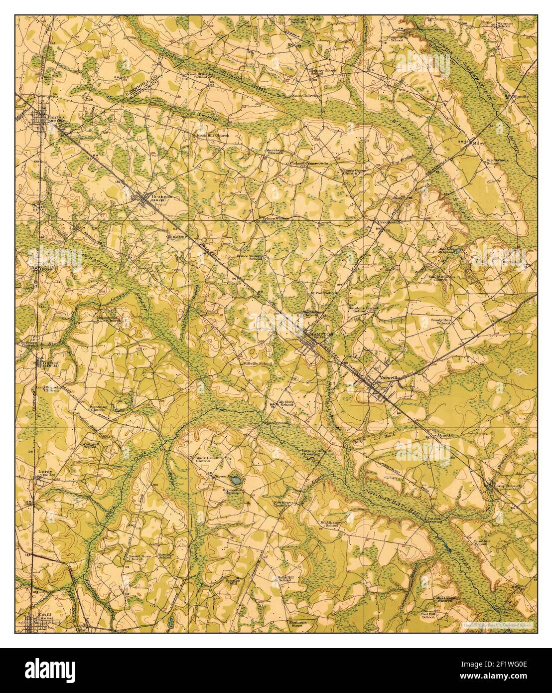 Varnville map Cut Out Stock Images & Pictures Alamy