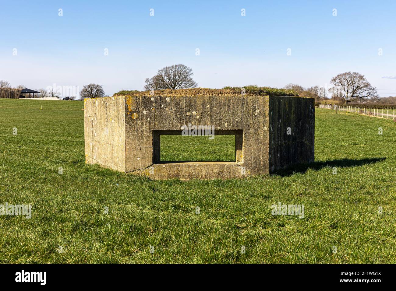 Pillbox bunker World War II anti tank bunker, these bunkers were used