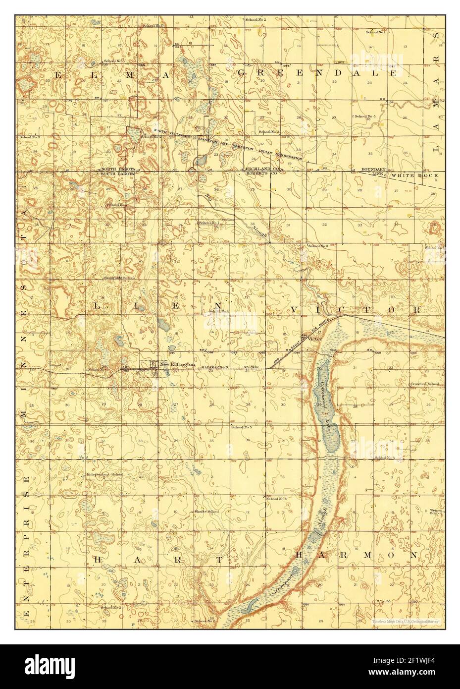 South dakota map new hires stock photography and images Alamy