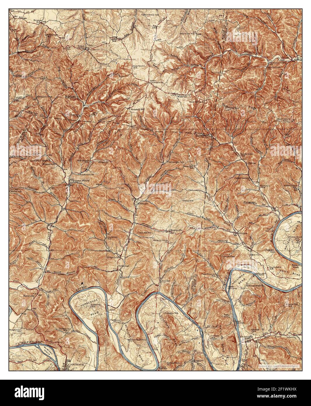 Carthage historic map Cut Out Stock Images & Pictures Alamy