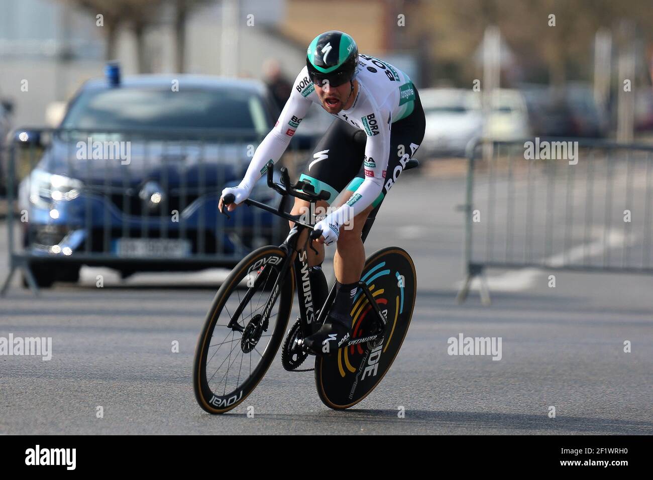 SCHWARZMANN Michael of BORA - hansgrohe during the Paris-Nice 2021, cycling  race Stage 3, Time Trial, Gien - Gien (14,4 km) in Gien, France - Photo  Laurent Lairys / DPPI Stock Photo - Alamy
