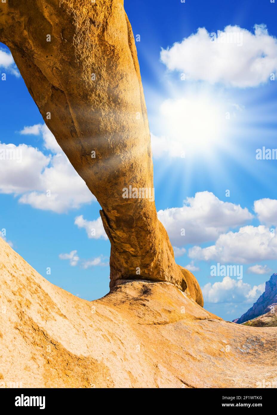 Picturesque stone arches and rocks Stock Photo