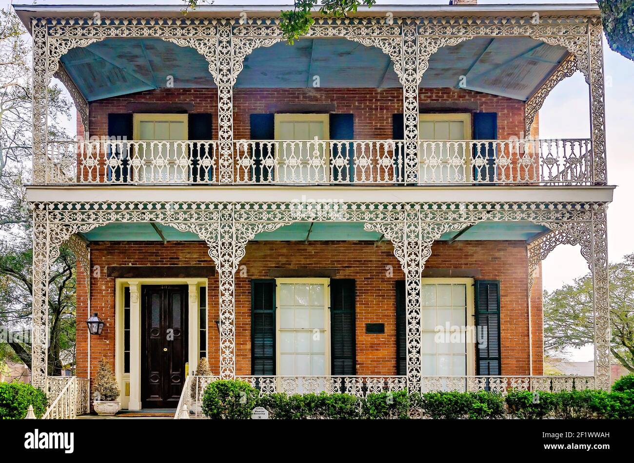 The historic Hamilton House, built in 1859, is pictured on Church