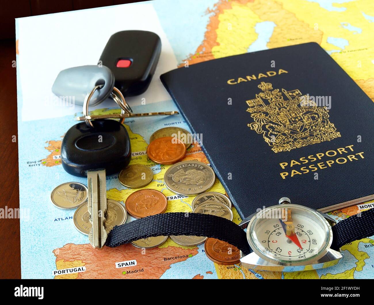 Traveling abroad Stock Photo