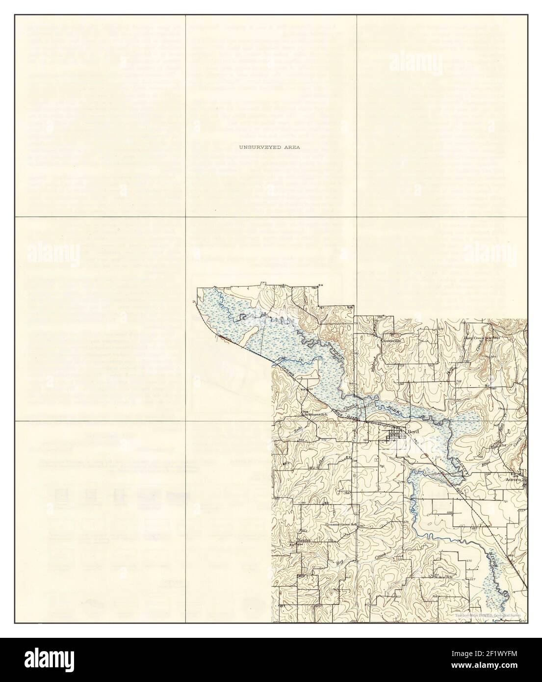 Boyd, Texas, map 1930, 162500, United States of America by Timeless