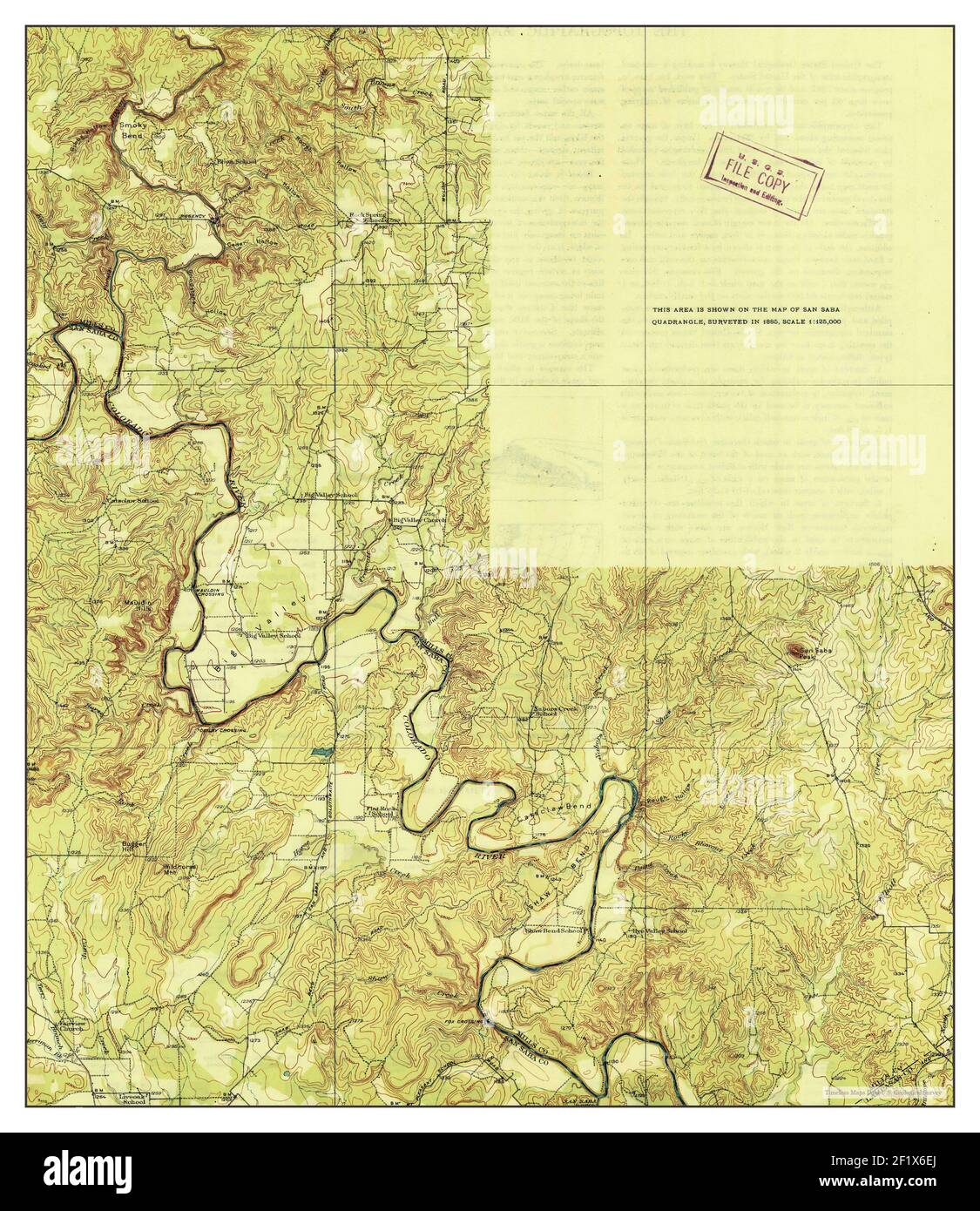 Goldthwaite, Texas, map 1928, 162500, United States of America by
