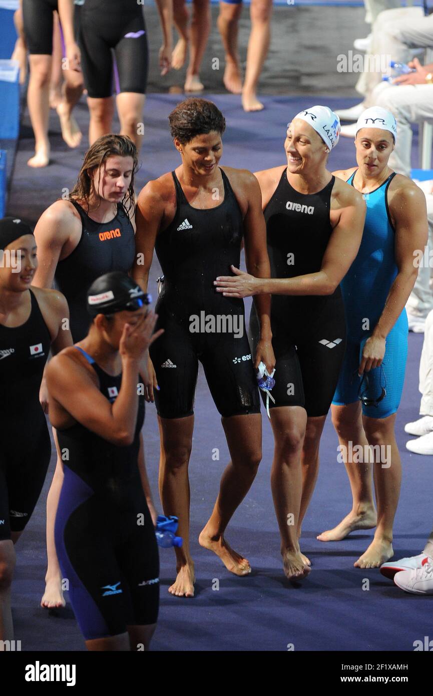 Swimming Fina World Championships 13 Barcelona Spain Day 13 1 08 13 Photo Stephane Kempinaire Kmsp Dppi Women S 4 X 0 M Freestyle French Team Charlotte Bonnet Mylene Lazare Isabelle Mabboux Coralie Balmy Stock Photo Alamy Swimming Fina World Championships 13 Barcelona Spain Day 13 1 08 13 Photo Stephane Kempinaire Kmsp Dppi Women S 4 X 0 M Freestyle French Team Charlotte Bonnet Mylene Lazare Isabelle Mabboux Coralie Balmy Stock Photo Alamy