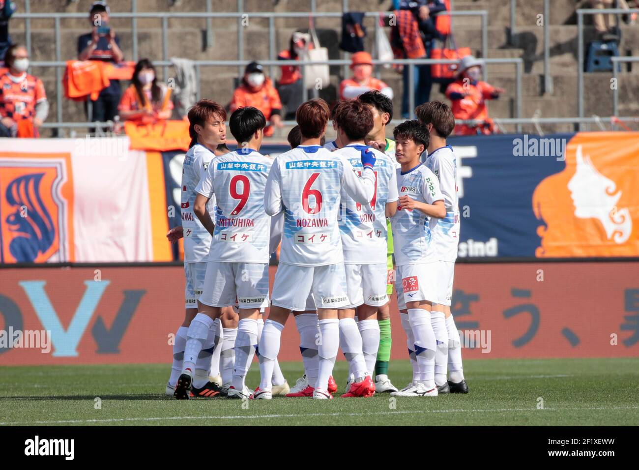 Nack5 Stadium Omiya Saitama Japan 6th Mar 21 Ventforet Kofu Team Group Ventforet March 6 21 Football Soccer 21 J2 League Match Between Omiya Ardija 0 2 Ventforet Kofu At Nack5 Stadium
