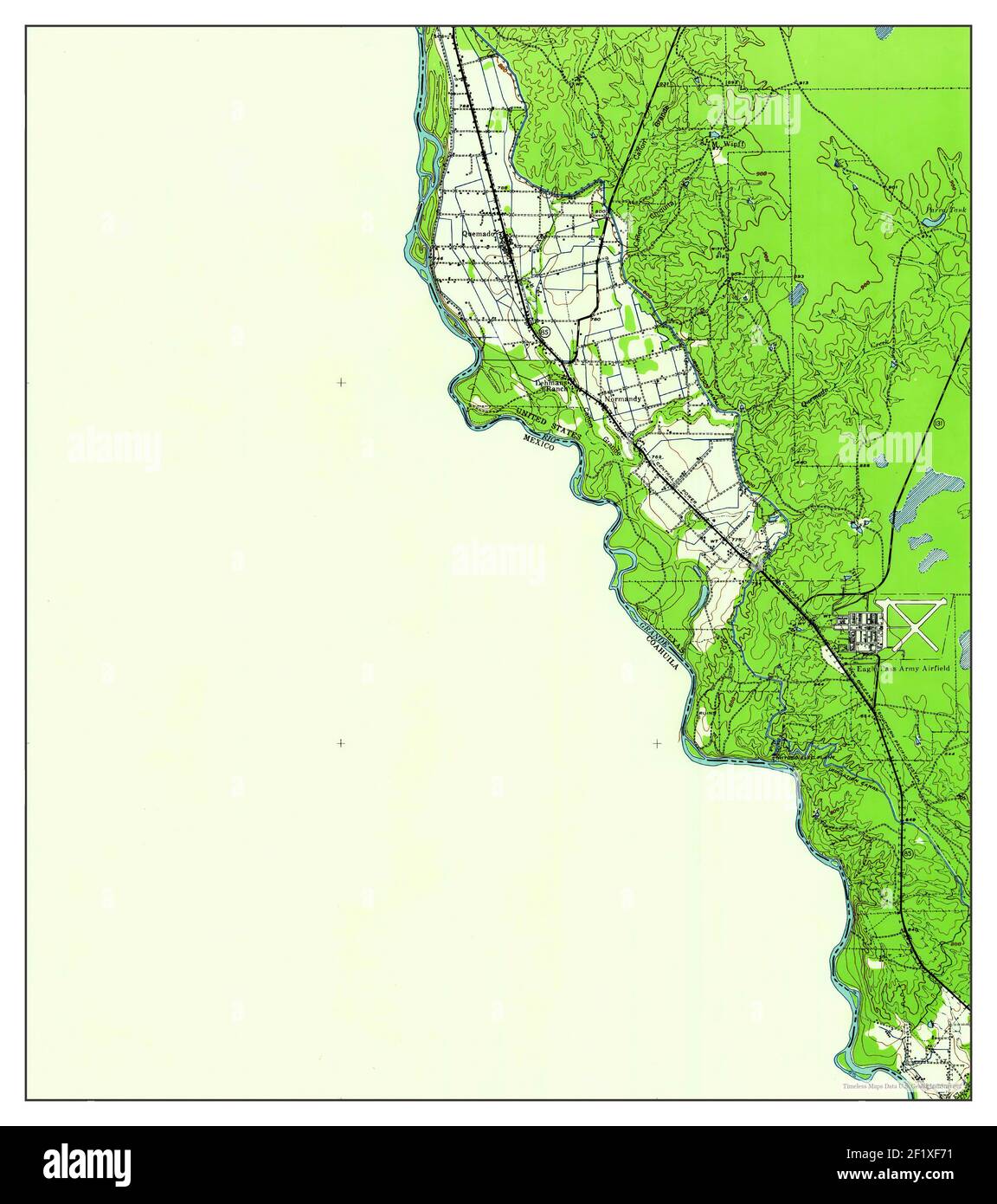 Quemado texas map Cut Out Stock Images & Pictures Alamy