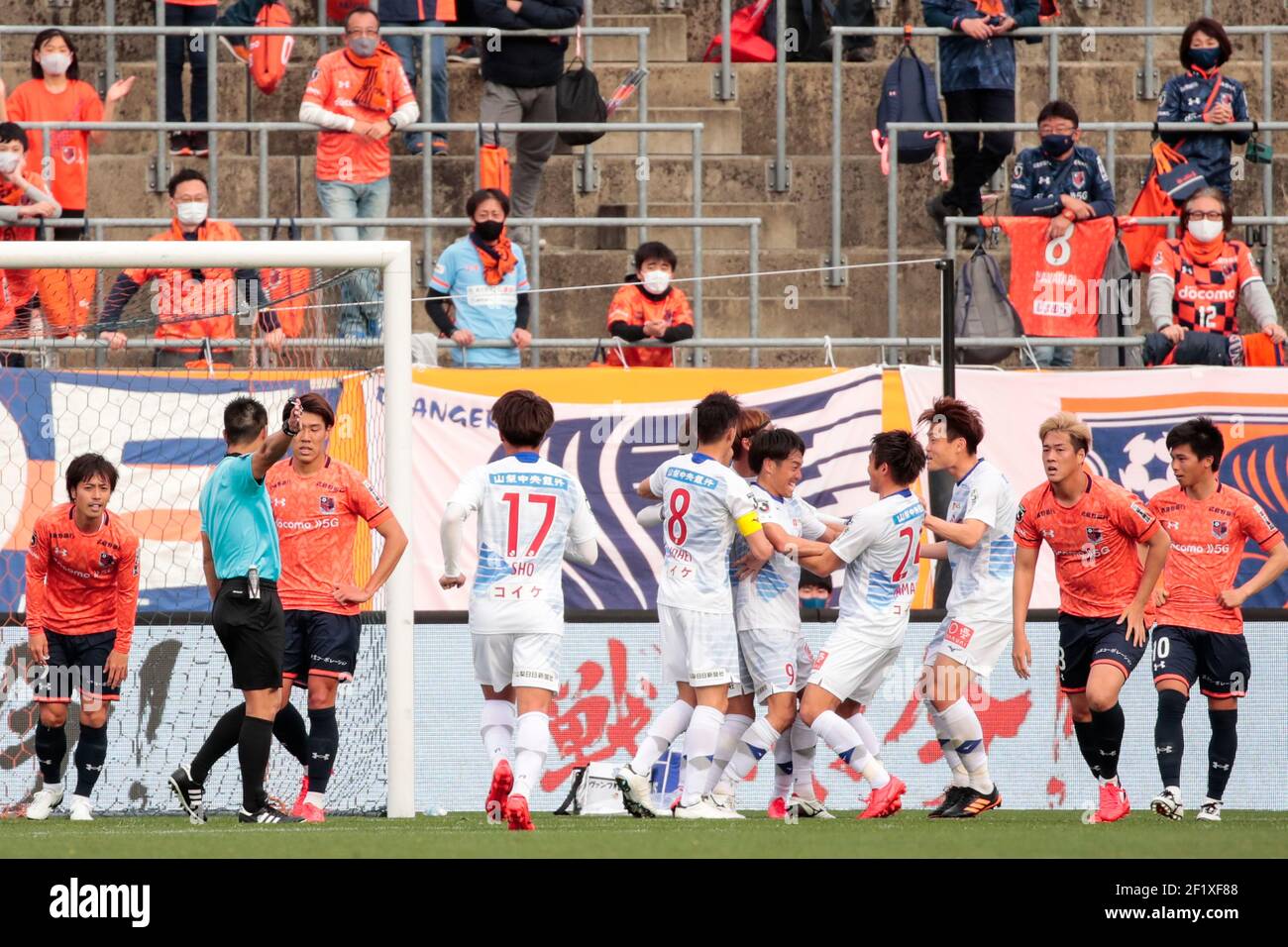 Nack5 Stadium Omiya Saitama Japan 6th Mar 21 Ventforet Kofu Team Group Ventforet March 6 21 Football Soccer 21 J2 League Match Between Omiya Ardija 0 2 Ventforet Kofu At Nack5 Stadium