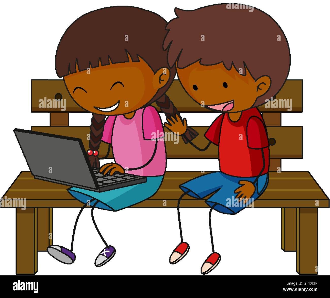 kids computer lab clipart