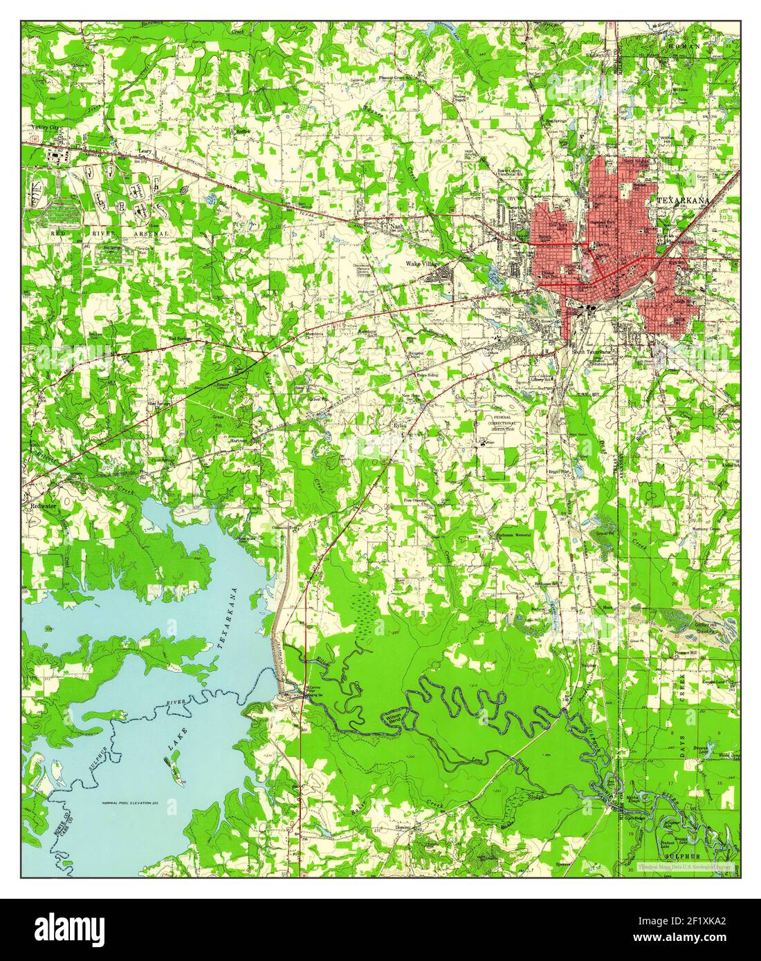 Map of texarkana hires stock photography and images Alamy