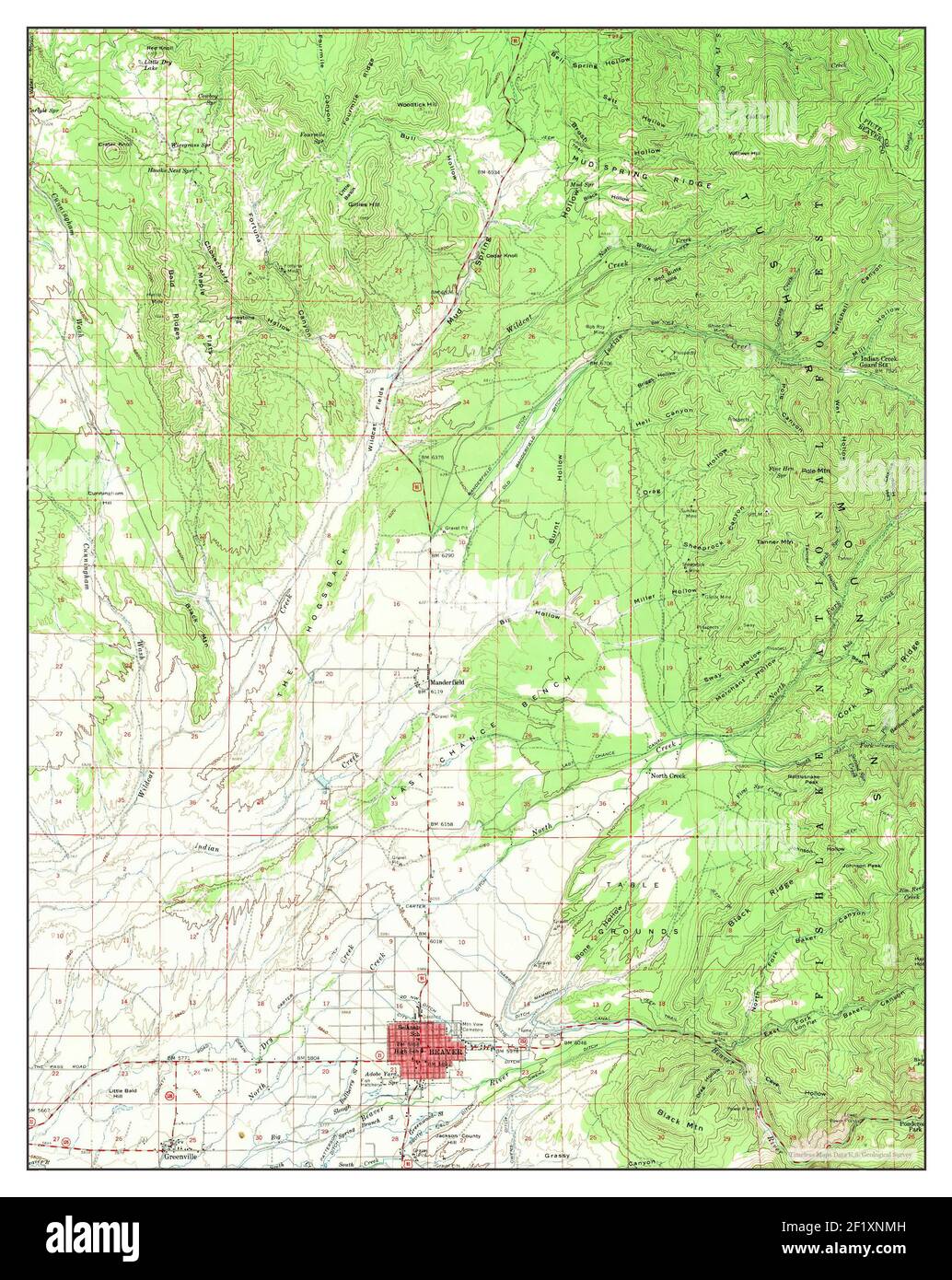 Map Of Beaver Utah High Resolution Stock Photography and Images - Alamy