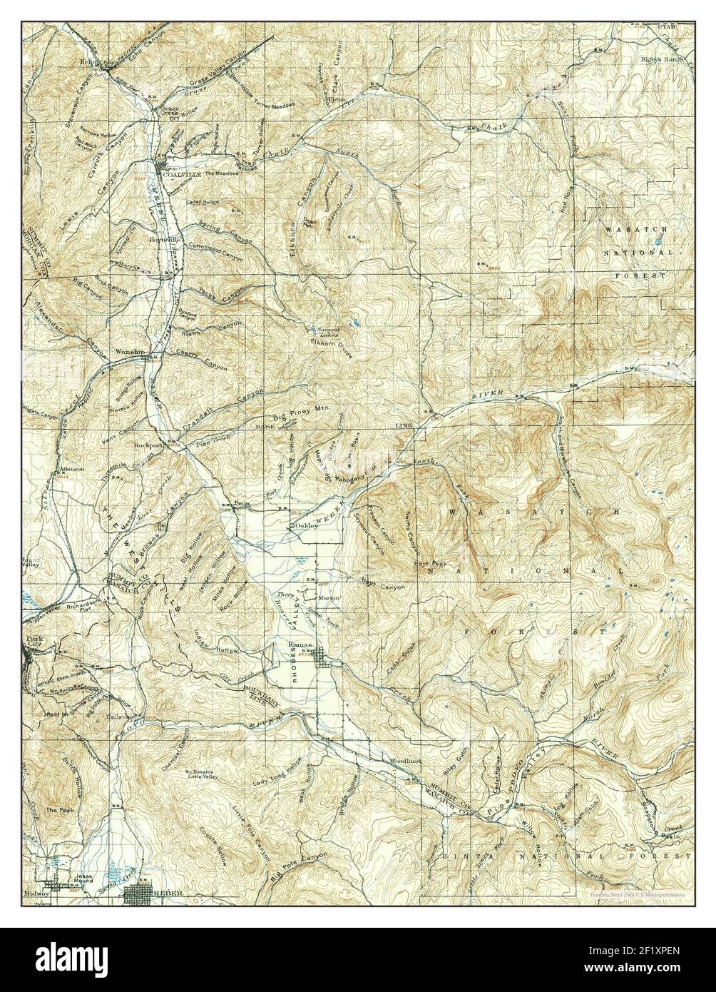 Coalville, utah maps hires stock photography and images Alamy