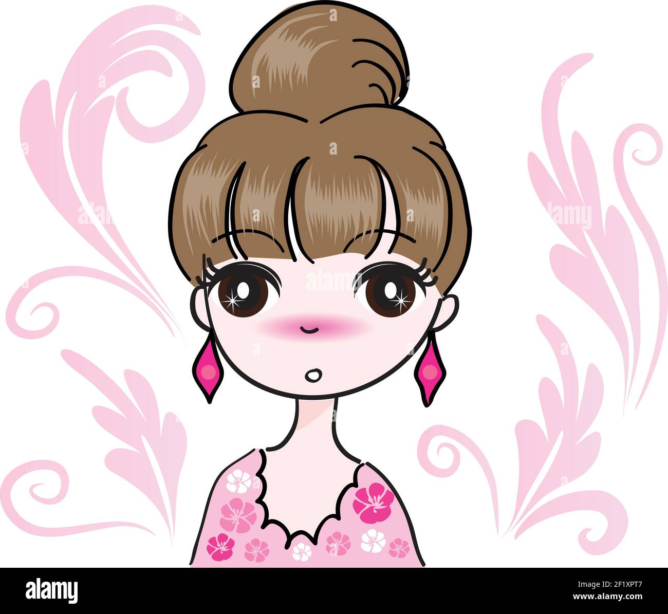 Cartoon beauty girl shy Stock Vector Image & Art - Alamy Cartoon beauty girl shy Stock Vector Image & Art - Alamy