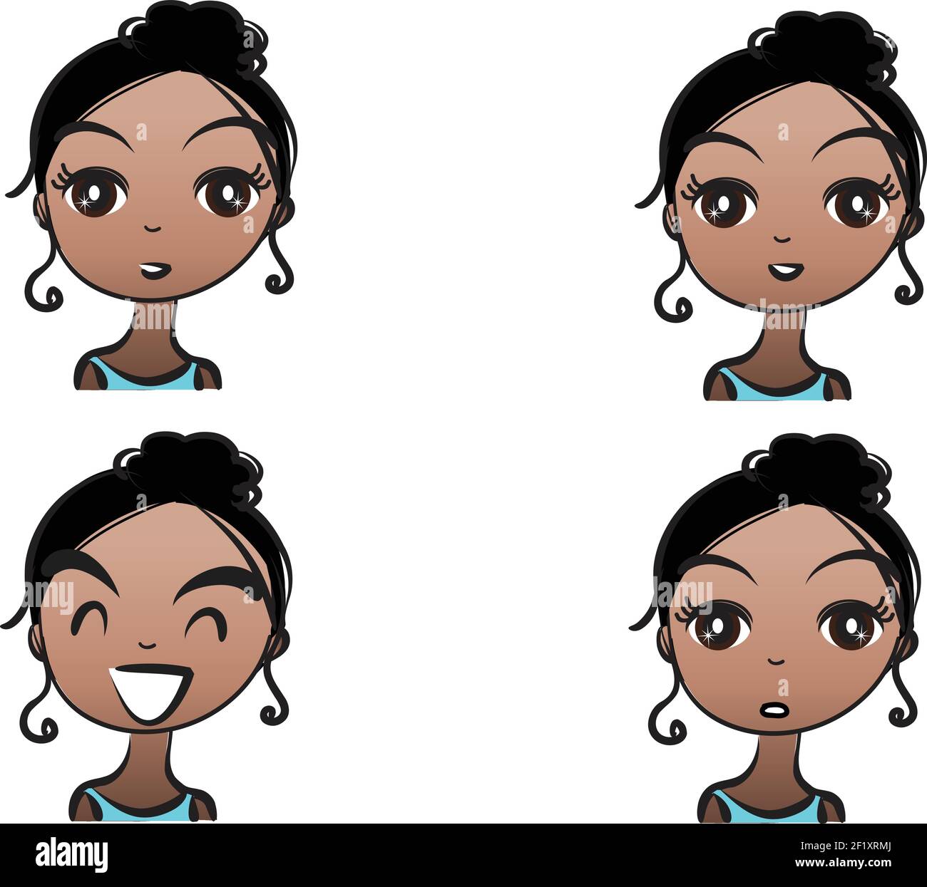 Vector cartoon emoji set Stock Vector Image & Art - Alamy
