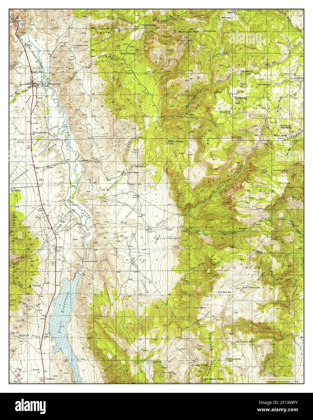 Map of marysvale utah hires stock photography and images Alamy