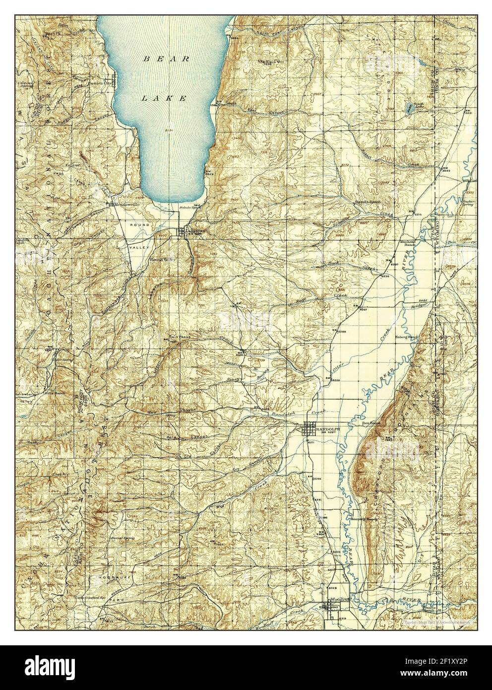 Map of randolph utah hires stock photography and images Alamy