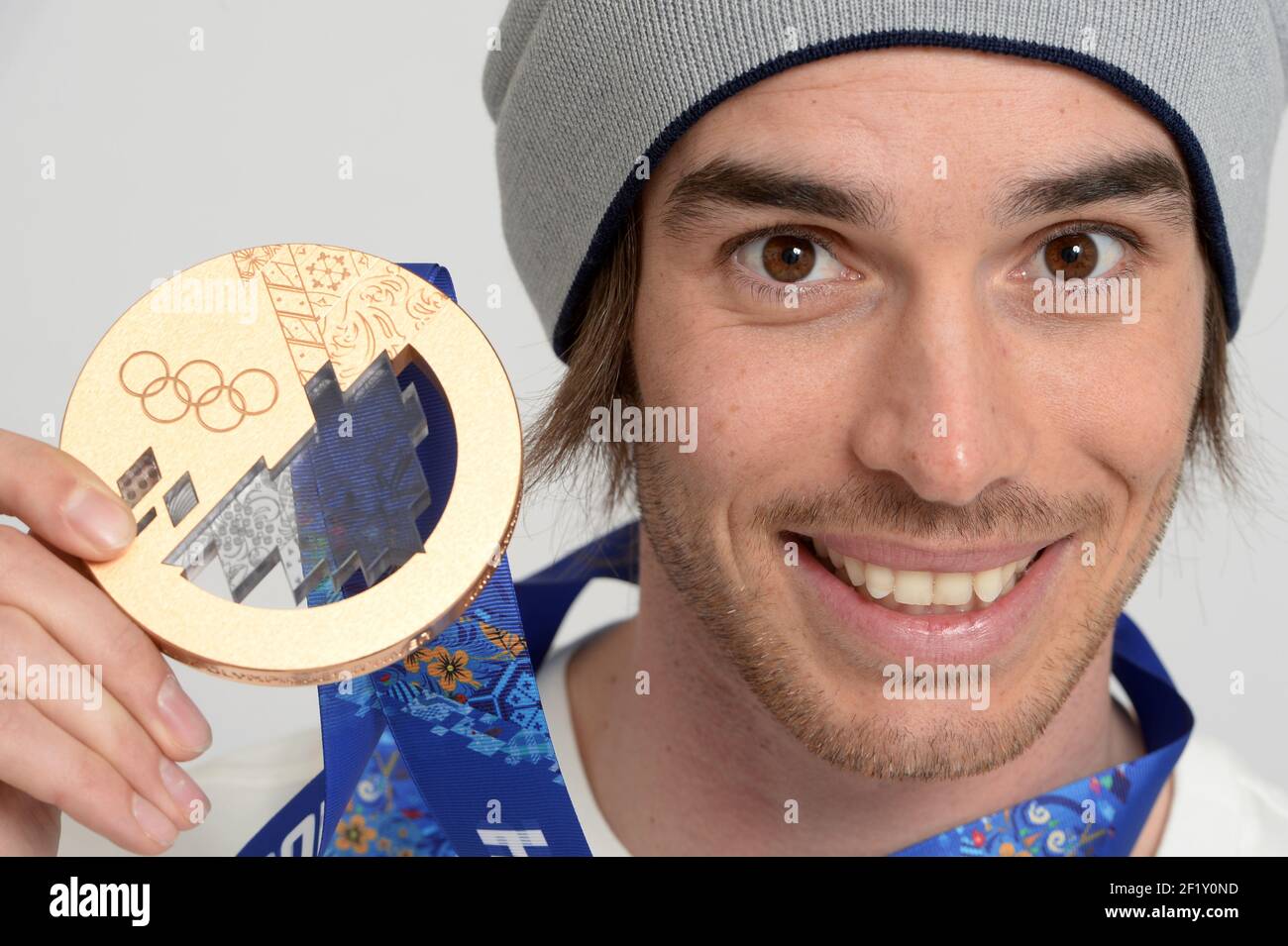 Portrait Of Kevin Rolland From France Bronze Medal Of Men S Freestyle Skiing Halfpipe During The Xxii