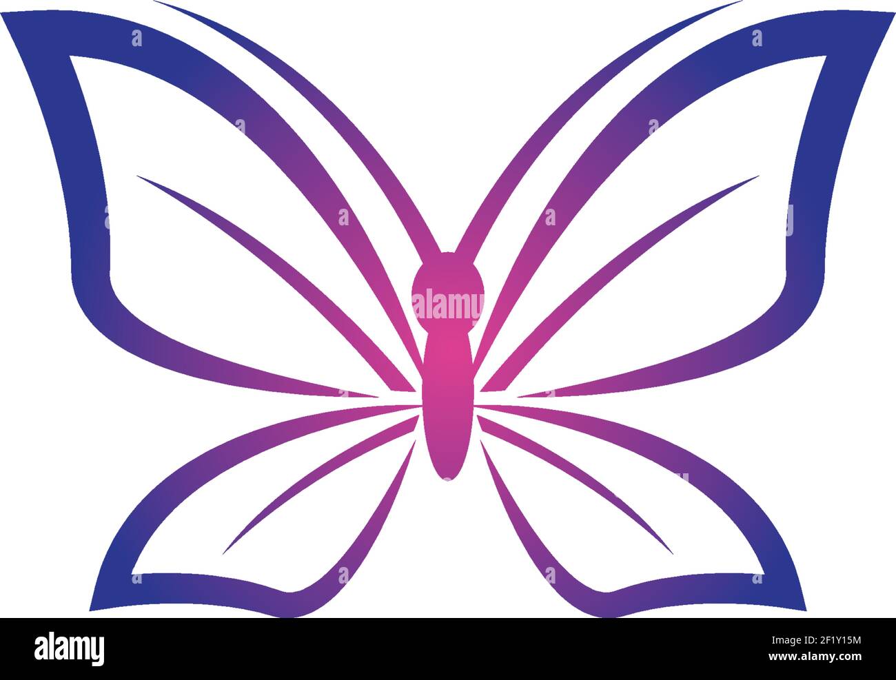 Butterfly logo template vector icon illustration design Stock Vector ...