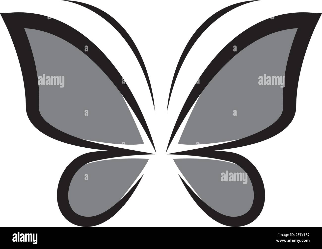 Butterfly logo template vector icon illustration design Stock Vector ...