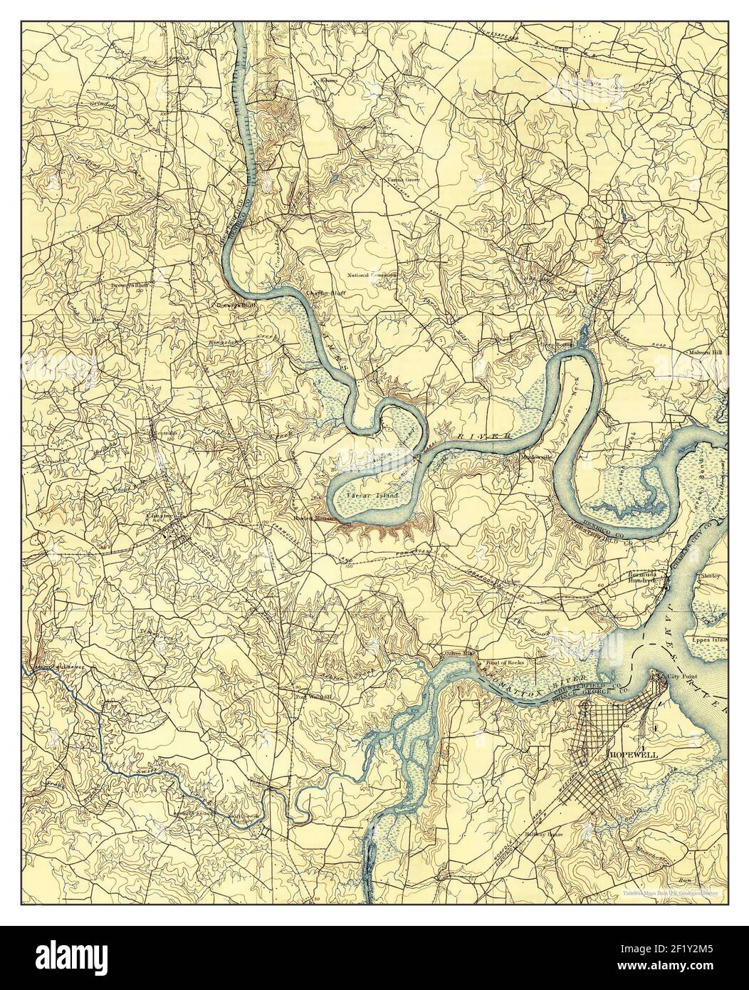 Map of hundred virginia Cut Out Stock Images & Pictures Alamy