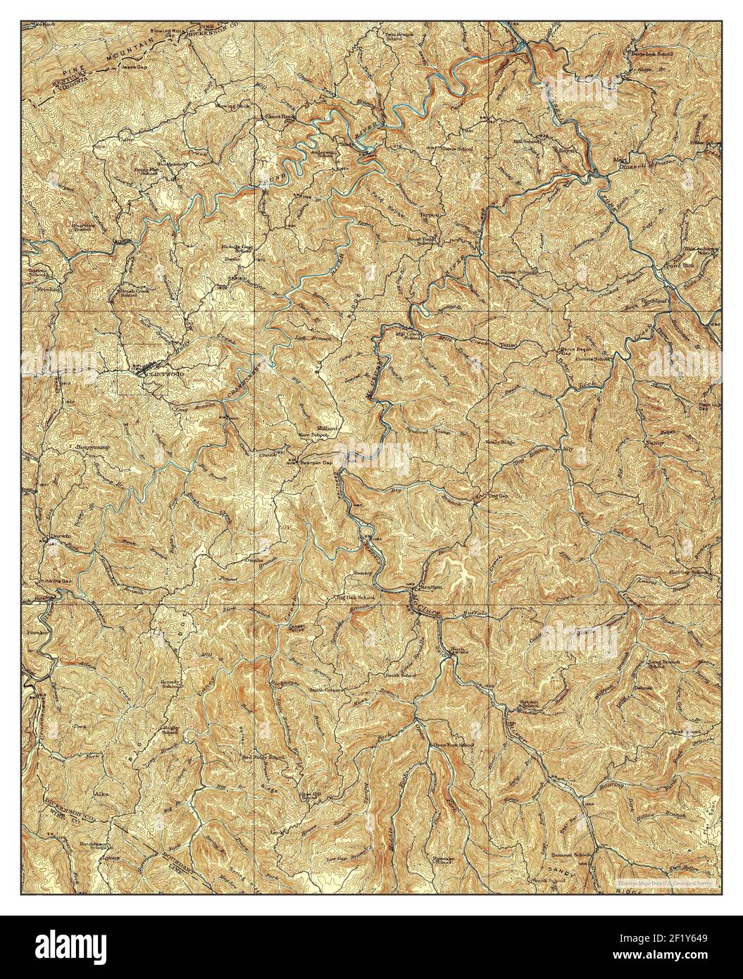 Clintwood virginia map Cut Out Stock Images & Pictures Alamy