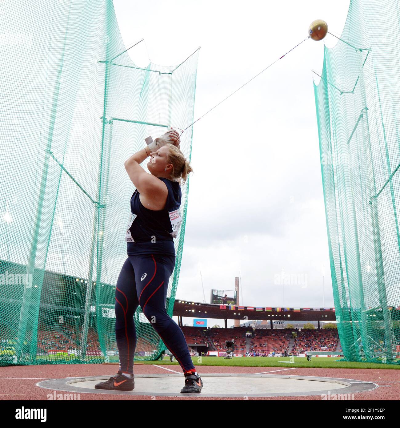 Alexandra Tavernier (Fra) / Hammer Throw competes during the day two of