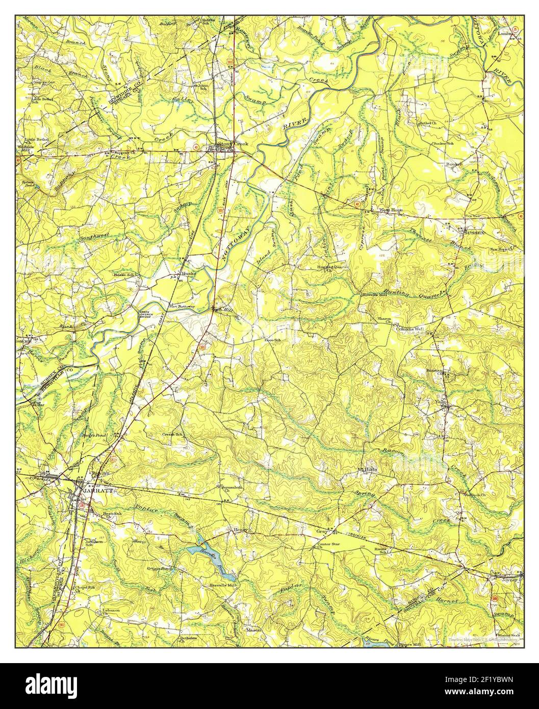 Map of jarratt virginia hires stock photography and images Alamy