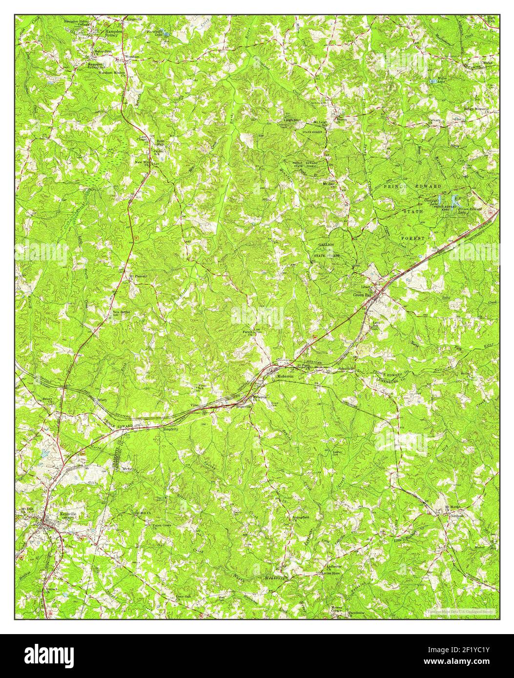 Keysville virginia map hires stock photography and images Alamy