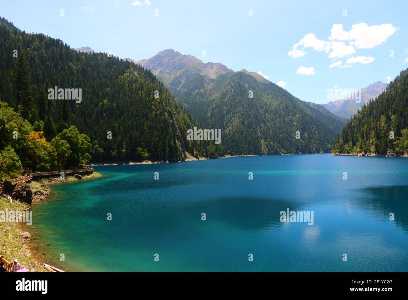 Jiuzhaigou national park  in the north of Sichuan Province,China Stock Photo