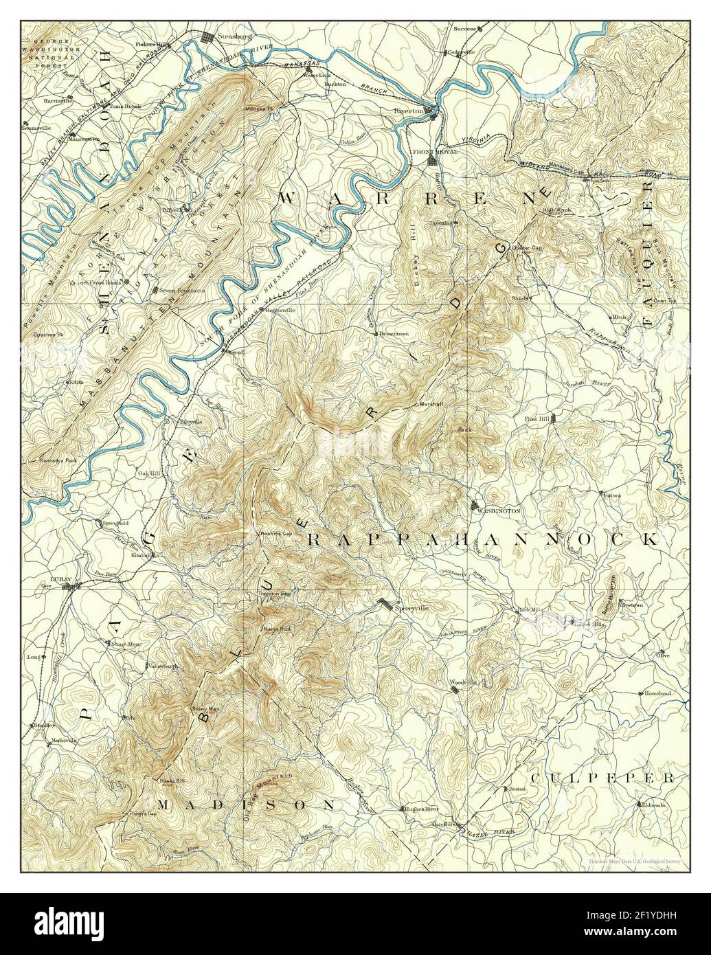 Map of luray virginia hires stock photography and images Alamy