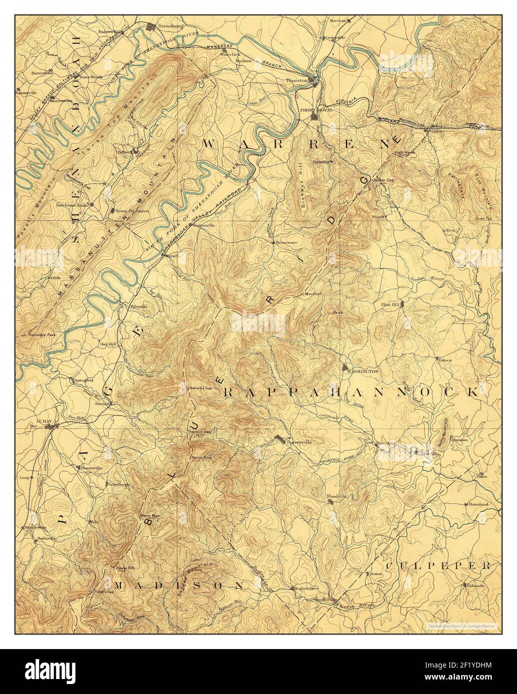 Luray virginia map hires stock photography and images Alamy