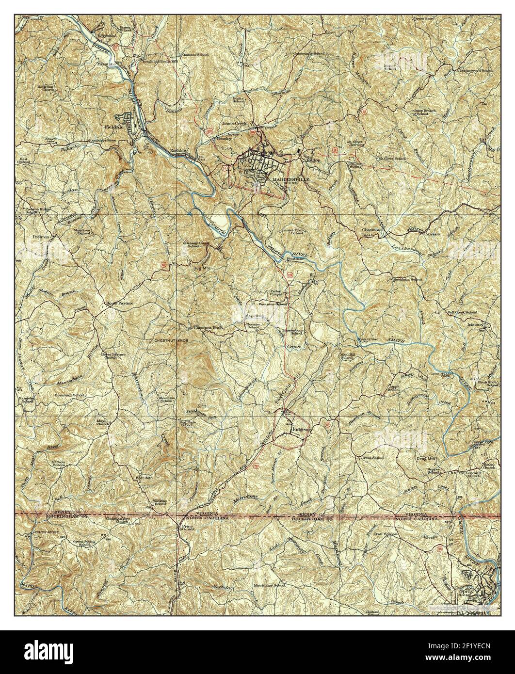 Map of martinsville Cut Out Stock Images & Pictures Alamy